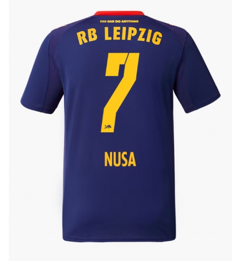 RB Leipzig Antonio Nusa #7 Venkovní Dres 2025-26 Krátký Rukáv RB Leipzig Antonio Nusa #7 Venkovní Dres 2025-26 Krátký Rukáv